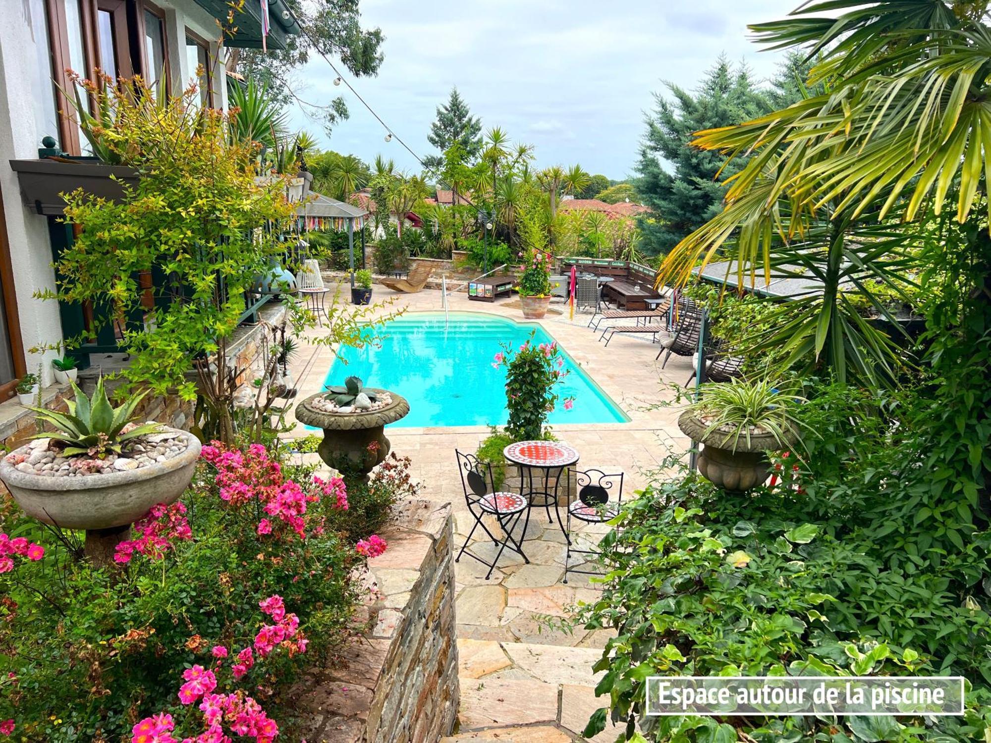 Villa Merkel - 27 Pers - 11 Chambr - 10 Wc - Piscine アングレット エクステリア 写真